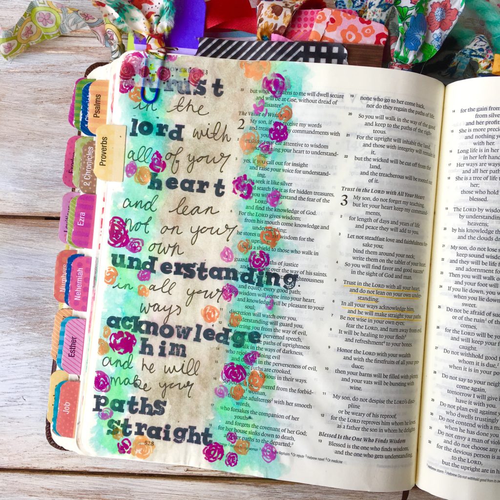 What to do when you make an "ugly" Bible journaling entry