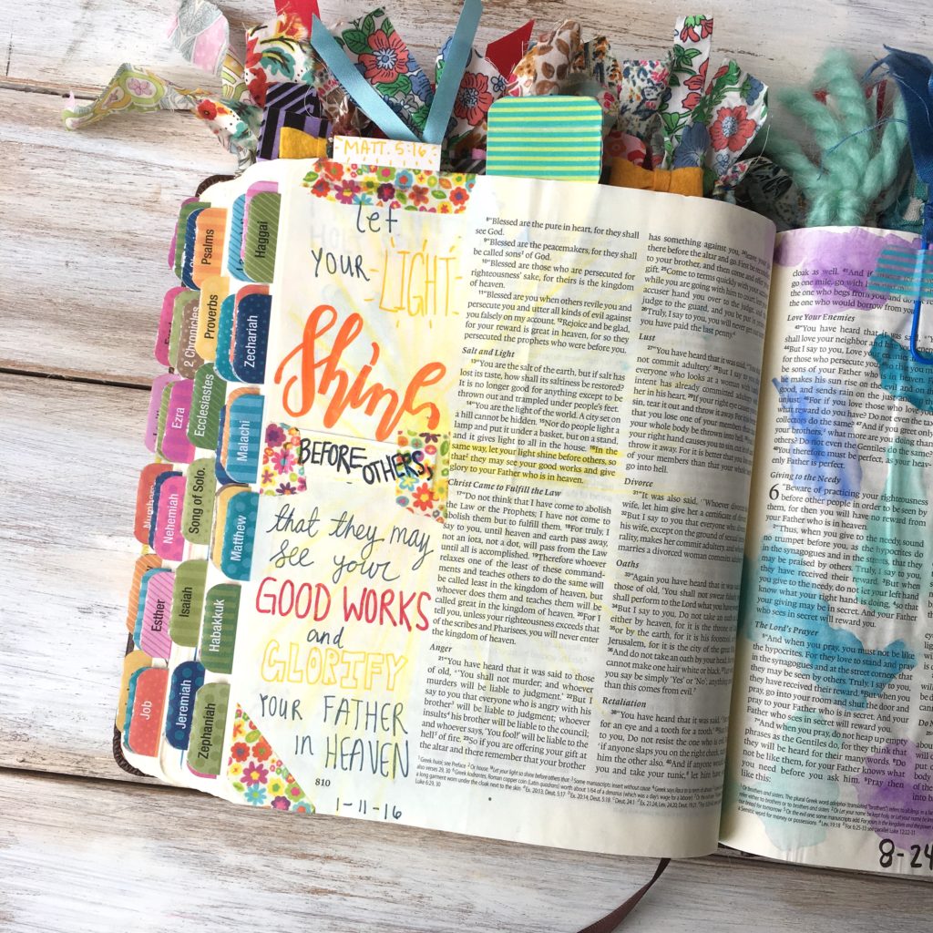 What to do when you make an "ugly" Bible journaling entry
