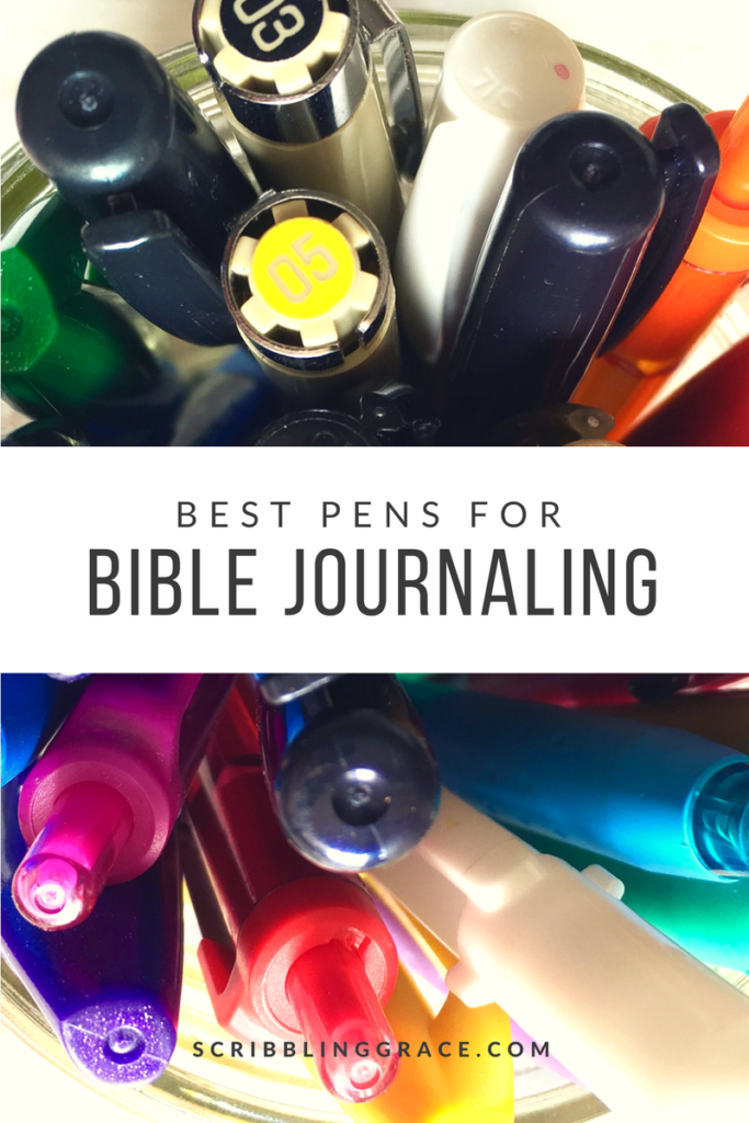 Best Pens For Bible Journaling - Scribbling Grace