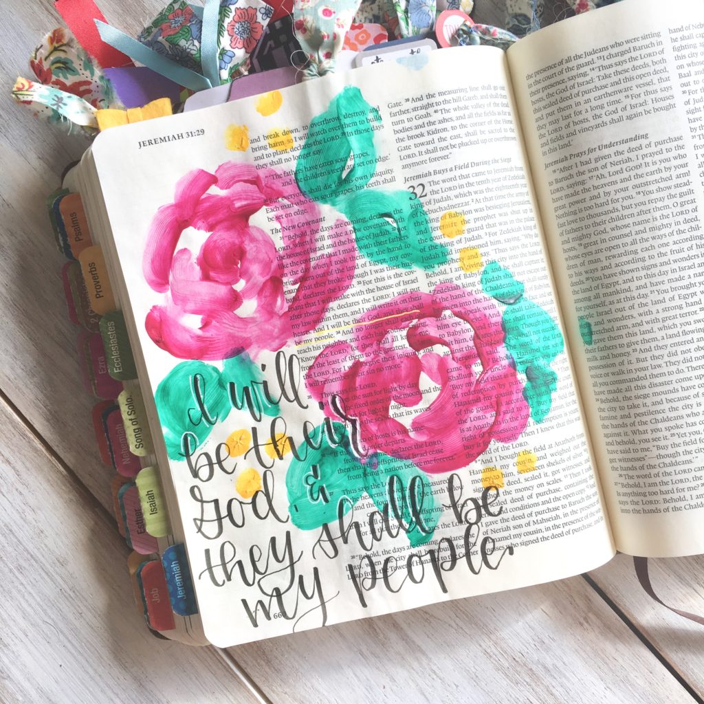 Learn three fun and unique techniques to try in your Bible journaling! Bubble painting, finger painting, and smoosh painting! Let's have a blast spending time in the word! 