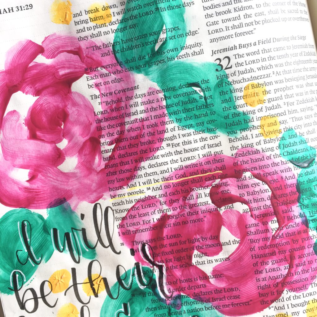 Learn three fun and unique techniques to try in your Bible journaling! Bubble painting, finger painting, and smoosh painting! Let's have a blast spending time in the word! 