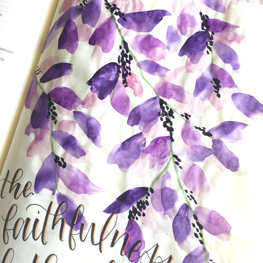 bible journaling with me tutorial