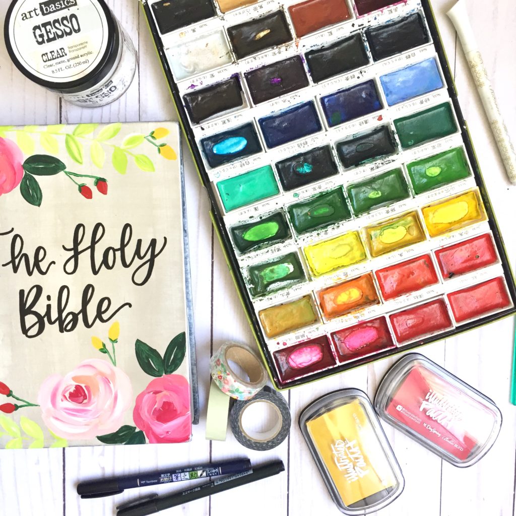 Collection of Bible Journaling Supplies