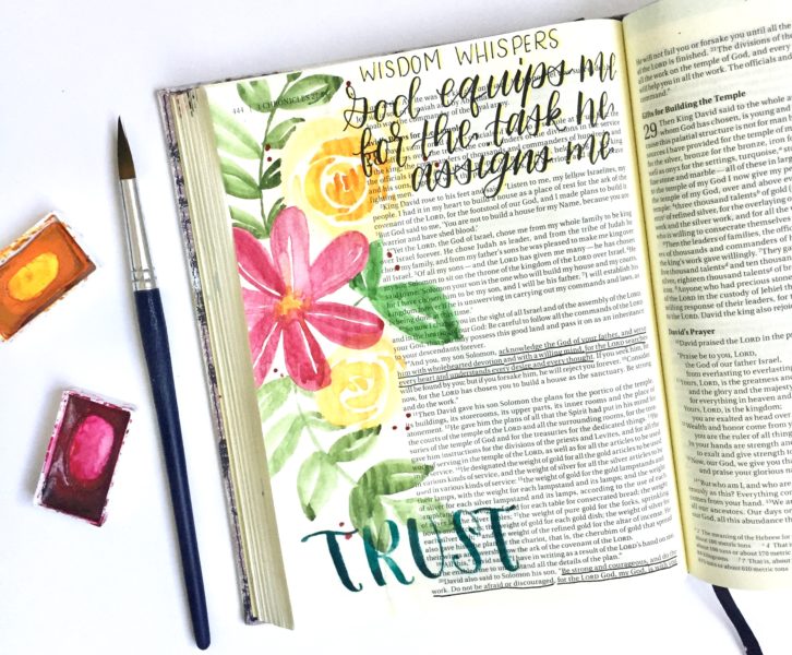 bible art journaling Archives - Scribbling Grace