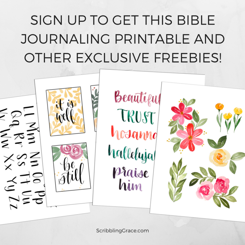 Free printables for email subscribers