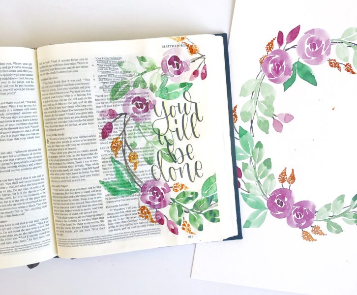 bible art journaling Archives - Scribbling Grace