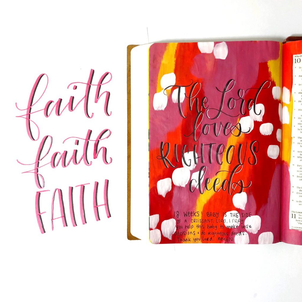 adding shadows to your hand-lettering