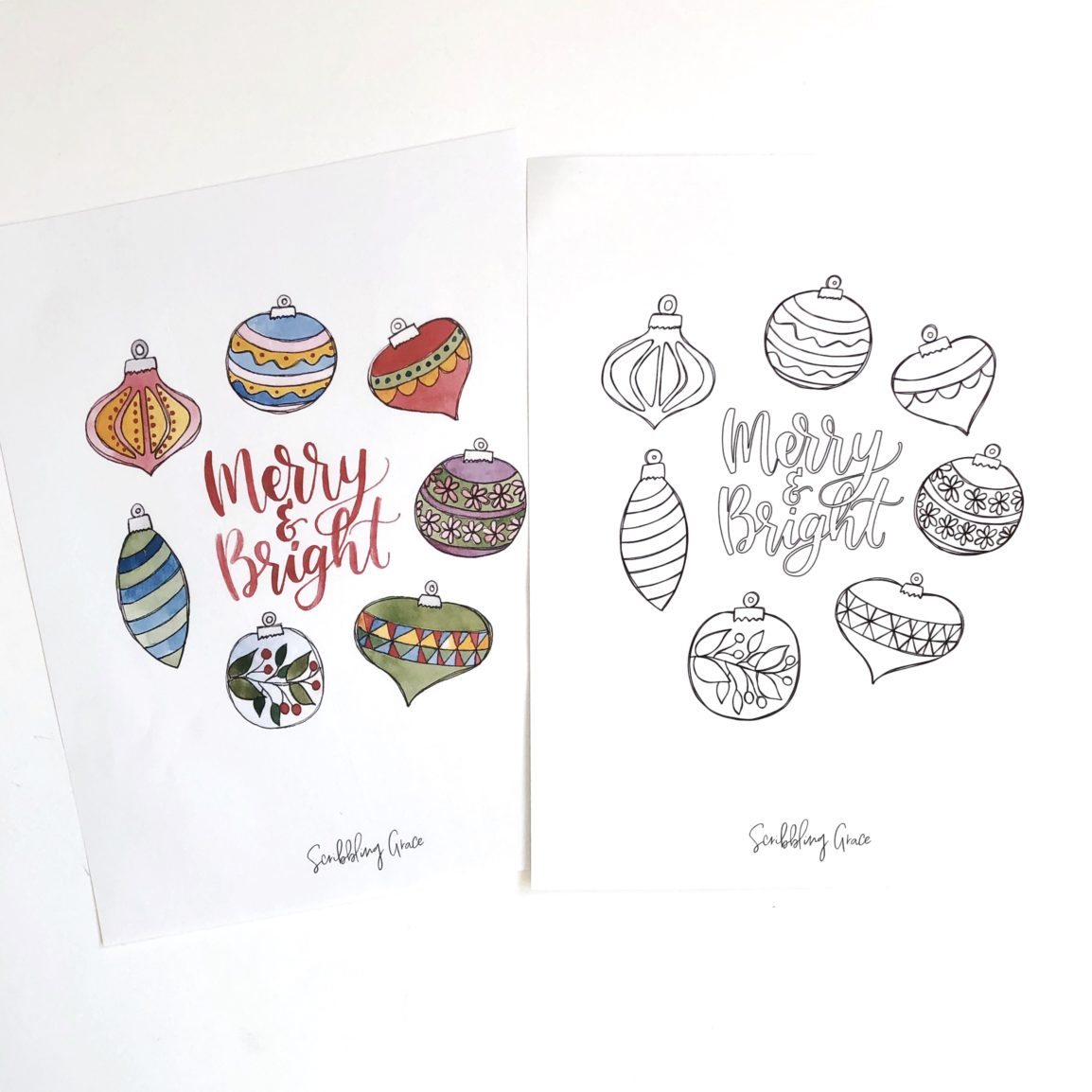 Christmas Freebies 2020 - Scribbling Grace