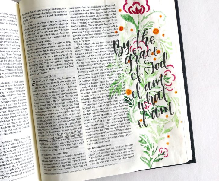 bible journaling tutorial-stencils