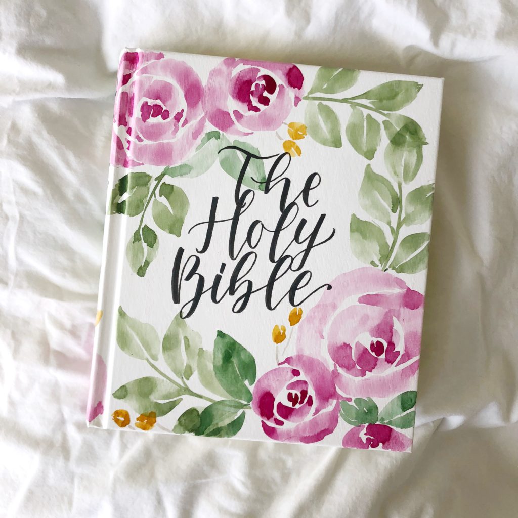 Scribbling Grace. How To Paint The Cover Of A Bible With Watercolors. Two Year Blog Anniversary!