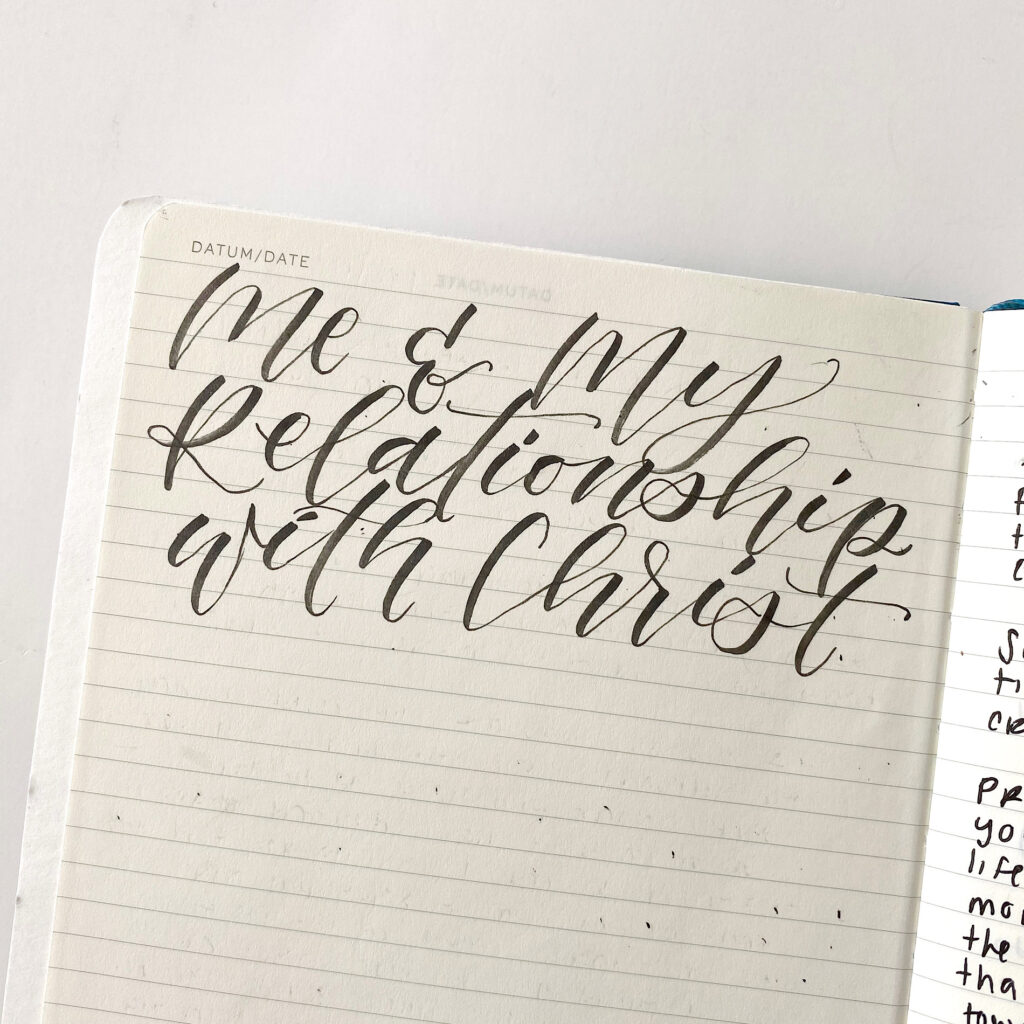 DIY Prayer Journal. How to create a prayer journal- how I created mine. Scribbling Grace